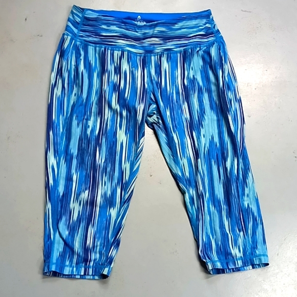 Women's Prana size Small Athletic Blue Capris - Picture 1 of 12